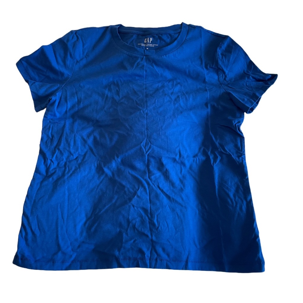 Gap organic cotton blue tee - size M
